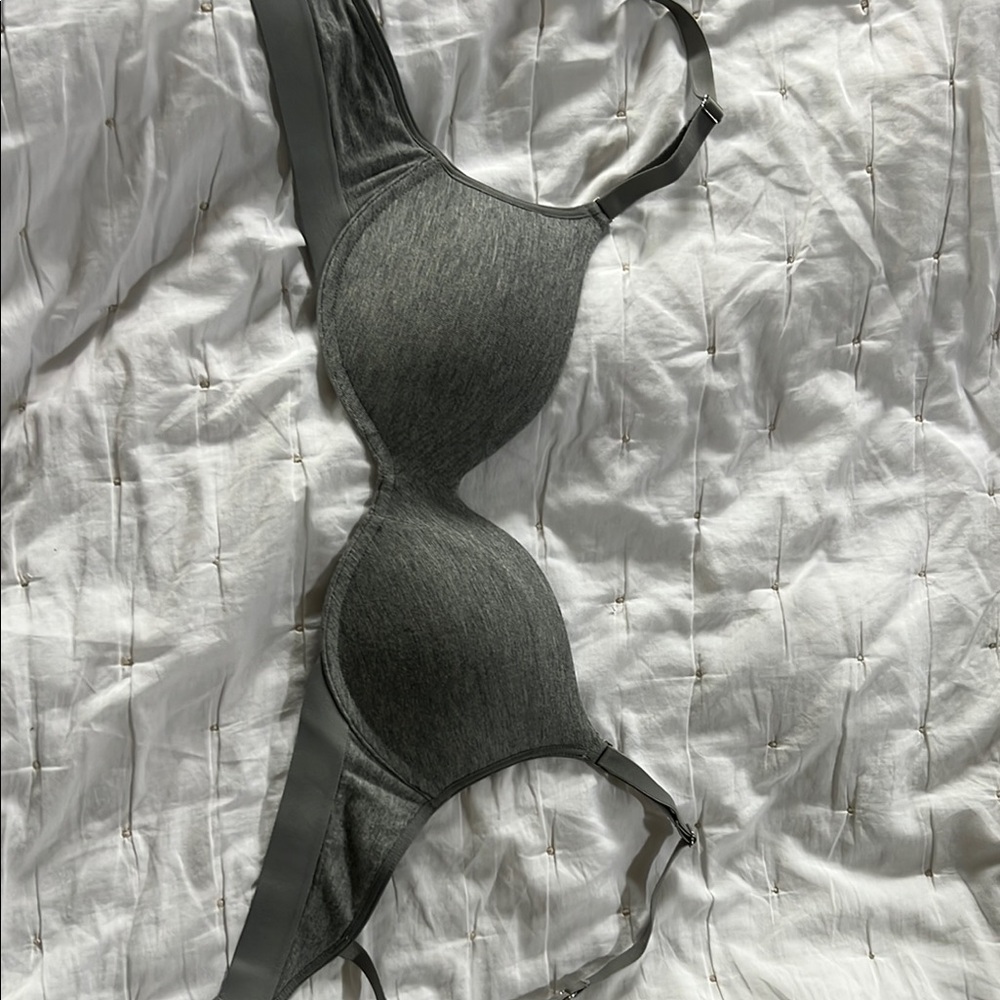 Light Gray Women's Intimate Push Up Bra- 32C